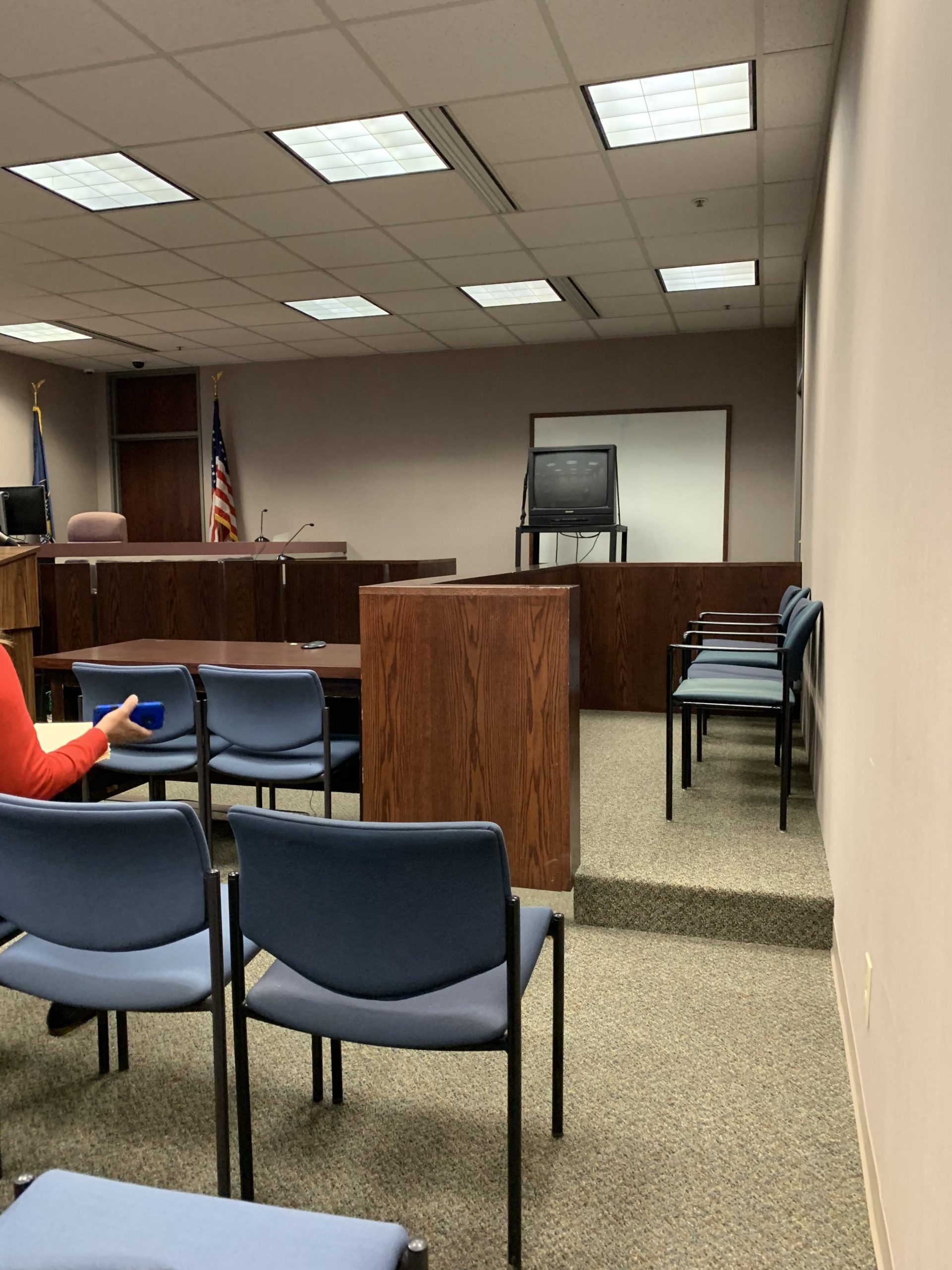 Small claims courtroom